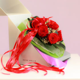 Bukiet czerwonych róż